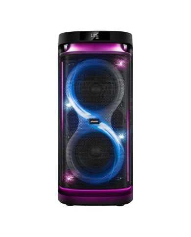 ALTAVOZ PHOENIX RUMBLEBOSS XL USB FM BT RGB 160W KARAOKE + 2 MICROFONO