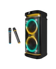 ALTAVOZ PHOENIX RUMBLEBOSS USB MICROSD FM BT RGB 80W KARAOKE + 2 MICROFONOS ALTAVOZ PHOENIX RUMBLEBOSS USB MICROSD FM BT RGB 80W KARAOKE + 2 MICROFONOS