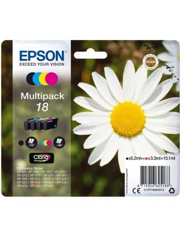 TINTA EPSON C13T18064012 MULTIPACK 18 4 COLORES