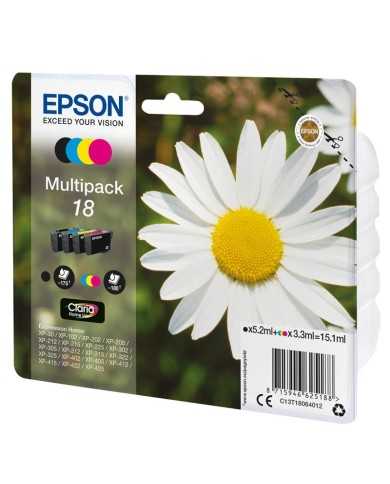 TINTA EPSON C13T18064012 MULTIPACK 18 4 COLORES