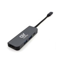 DOCK HUB ONEWAY USB-C 4 EN 1 HDMI 4K + 2 USB 3.0 + USB-C GREY DOCK HUB ONEWAY USB-C 4 EN 1 HDMI 4K + 2 USB 3.0 + USB-C GREY
