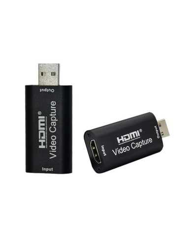 CAPTURADORA DE VIDEO ONEWAY USB HDMI 4K BLACK CAPTURADORA DE VIDEO ONEWAY USB HDMI 4K BLACK