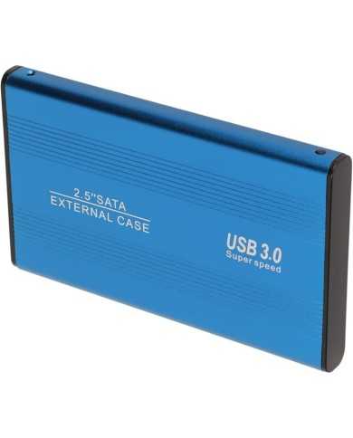 CAJA EXTERNA ONEWAY HDD 2.5 SATA USB 3.0 BLUE
