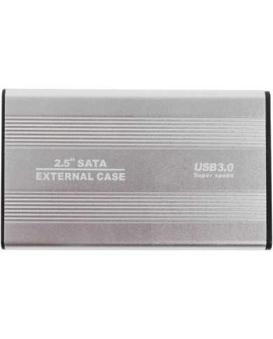CAJA EXTERNA ONEWAY HDD 2.5 SATA USB 3.0 SILVER