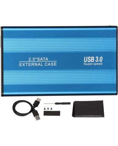 CAJA EXTERNA ONEWAY HDD 2.5 SATA USB 3.0 BLUE CAJA EXTERNA ONEWAY HDD 2.5 SATA USB 3.0 BLUE