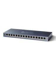 SWITCH TP-LINK 16 PUERTOS GIGABIT TL-SG1016P POE+ METALICA