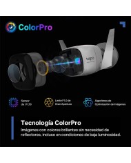 CAMARA IP TP-LINK TAPO C325WB WIRELESS QHD 2K 4MP EXTERIOR IP66