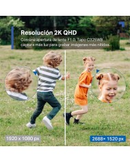 CAMARA IP TP-LINK TAPO C325WB WIRELESS QHD 2K 4MP EXTERIOR IP66