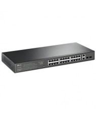SWITCH TP-LINK JETSTREAM 24 PUERTOS + 2 SFP TL-SG1428 GESTIONABLE SWITCH TP-LINK JETSTREAM 24 PUERTOS + 2 SFP TL-SG1428 GESTIONABLE