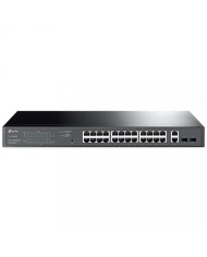 SWITCH TP-LINK JETSTREAM 24 PUERTOS + 2 SFP TL-SG1428 GESTIONABLE SWITCH TP-LINK JETSTREAM 24 PUERTOS + 2 SFP TL-SG1428 GESTIONABLE