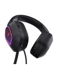 AURICULARES + MICROFONO TRUST GAMING GXT 416 ZIROX HEADSET RGB BLACK