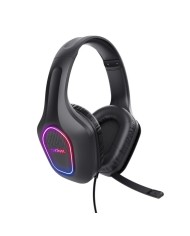 AURICULARES + MICROFONO TRUST GAMING GXT 416 ZIROX HEADSET RGB BLACK