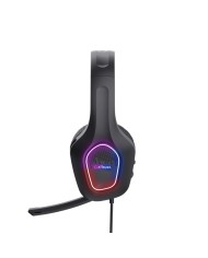 AURICULARES + MICROFONO TRUST GAMING GXT 416 ZIROX HEADSET RGB BLACK
