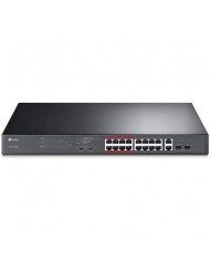SWITCH TP-LINK 16 PUERTOS 10/100MBPS + 2 10/100/1000 POE+ RACK SWITCH TP-LINK 16 PUERTOS 10/100MBPS + 2 10/100/1000 POE+ RACK