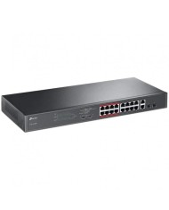 SWITCH TP-LINK GIGABIT 16 PUERTOS + 2 POE+ TL-SL1218MP RACK