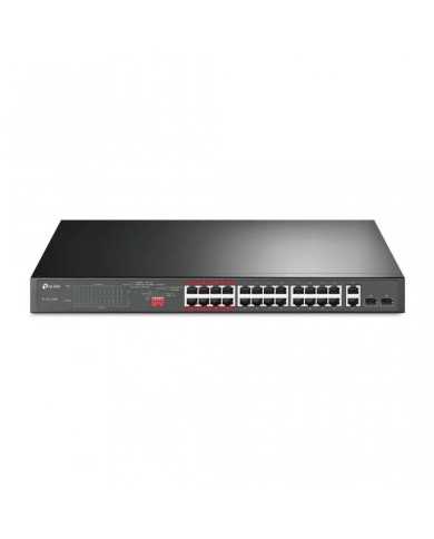 SWITCH TP-LINK GIGABIT 24 PUERTOS + 2 POE+ TL-SL1226P SWITCH TP-LINK GIGABIT 24 PUERTOS + 2 POE+ TL-SL1226P