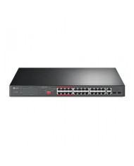 SWITCH TP-LINK GIGABIT 24 PUERTOS + 2 POE+ TL-SL1226P SWITCH TP-LINK GIGABIT 24 PUERTOS + 2 POE+ TL-SL1226P