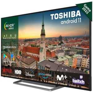 TELEVISOR LED TOSHIBA 55 UHD 4K SMART TV ANDROID 11 WIFI BLUETOOTH DOLBY