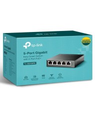 SWITCH TP-LINK TL-SG105PE GIGABIT 5 PUERTOS POE+ EASY SMART