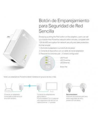 POWERLINE TP-LINK TL-PA4010KIT ETHERNET 2UDS 500M