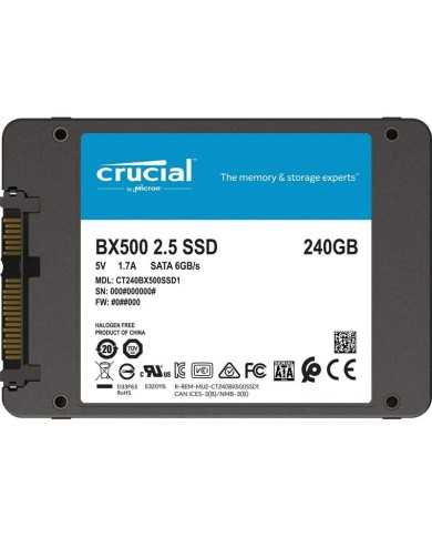 DISCO DURO SSD CRUCIAL 240GB BX500 DISCO DURO SSD CRUCIAL 240GB BX500