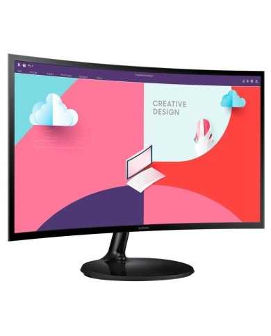 MONITOR SAMSUNG ESSENTIAL S3 24 CURVO LED FULL HD HDMI + VGA