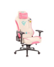 SILLA GAMING PHOENIX NOVA CUERO CREAM EDITION WHITE/PINK
