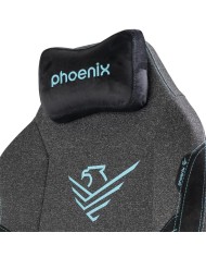 SILLA GAMING PHOENIX TELA MONARCH TALLA R BLACK/BLUE