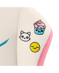 SILLA GAMING PHOENIX NOVA CUERO CREAM EDITION WHITE/PINK