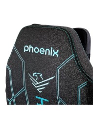 SILLA GAMING PHOENIX TELA MONARCH TALLA R BLACK/BLUE