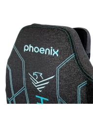 SILLA GAMING PHOENIX TELA MONARCH TALLA XL BLACK/BLUE