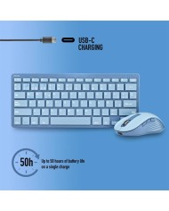 TECLADO + RATON NGS FANTASY KIT WIRELESS BLUE