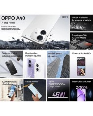 SMARTPHONE OPPO A40 6.72 4GB/128GB/50MPX/NFC/4G PURPLE