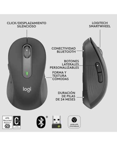 RATON LOGITECH SIGNATURE M650 L WIRELESS BLACK RATON LOGITECH SIGNATURE M650 L WIRELESS BLACK
