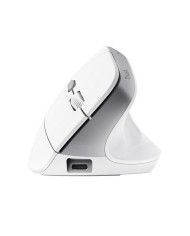 RATON TRUST BAYO II ERGONOMICO ECO 2400 DPI WIRELESS RECARGABLE WHITE