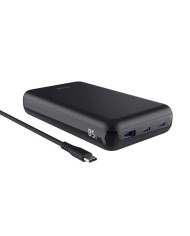 BATERIA EXTERNA 100W USB-A + 2X USB-C BLACK BATERIA EXTERNA 100W USB-A + 2X USB-C BLACK