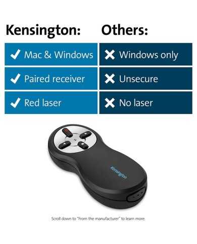 PRESENTADOR LASER KENSINGTON 33374EU INALAMBRICO BLACK