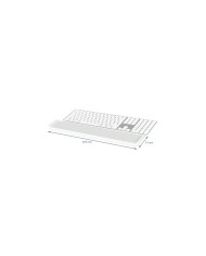 REPOSAMUÑECAS TECLADO LEITZ ERGONOMICO LIGHT GREY