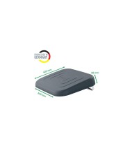 REPOSAPIES ERGONOMICO LEITZ GREY