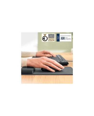 ALFOMBRILLA + REPOSAMUÑECA TECLADO LEITZ ERGONOMICO GREY