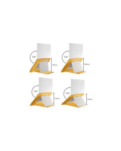 SOPORTE LEITZ SOBREMESA PARA NOTEBOOK ERGONOMICO 13-17 YELLOW