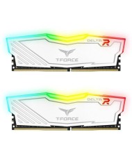 MEMORIA RAM 16GB (2X8GB) TEAMGROUP DELTA DDR4 3600MHZ RGB WHITE