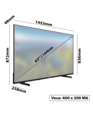 TELEVISOR QLED DAEWOO 65 4K QLED USB SMART TV ANDROID WIFI BLUETOOTH