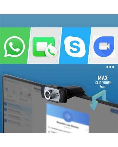 WEBCAM NGS XPRESS CAM 720P HD USB WHITE/BLACK WEBCAM NGS XPRESS CAM 720P HD USB WHITE/BLACK