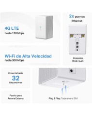 WIRELESS ROUTER MERCUSYS MB130-4G 4G LTE 150MBPS