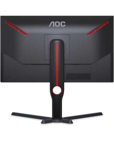 MONITOR GAMING AOC 24.5 240HZ MULTIMEDIA ERGONOMICO HDMI DP BLACK/RED