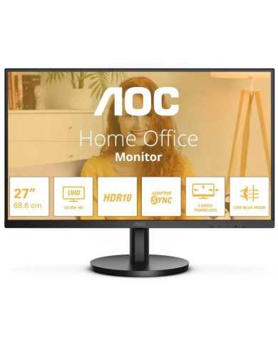 MONITOR AOC 27 4K UHD MULTIMEDIA HDMI DP BLACK