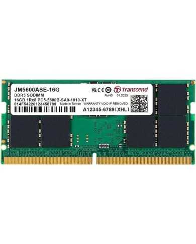 MEMORIA SODIMM 16GB TRANSCEND DDR5 5600MHZ