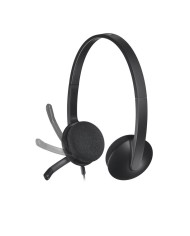 AURICULARES+ MICROFONO LOGITECH H340 USB BLACK