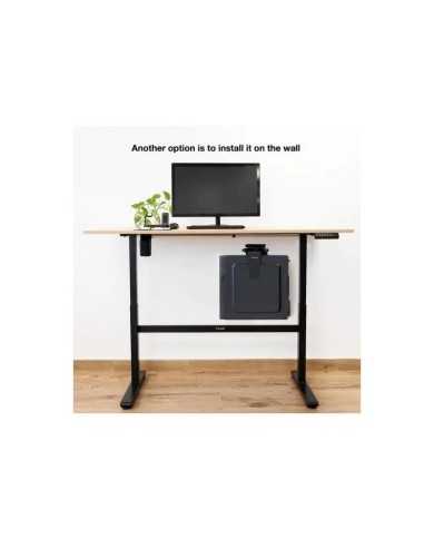 SOPORTE DE ESCRITORIO/PARED TOOQ PARA CPU 10KG BLACK